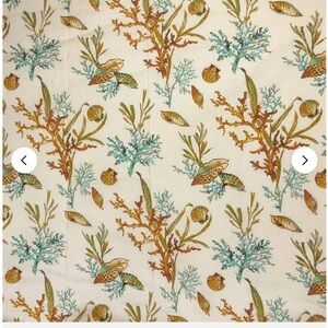 Waverly Inspirations Coral Shell Spa fabric panel New 45” wide x 32” long